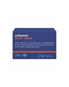 Orthomol Junior Vision, 30 dnevnih doza po 3 tablete za žvakanje