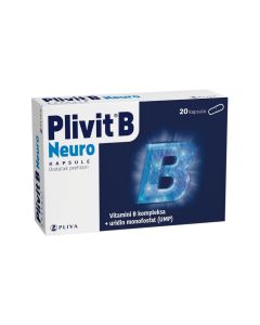 Plivit B Neuro, 20 kapsula