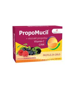 PropoMucil pastile šumsko voće 24 pastile