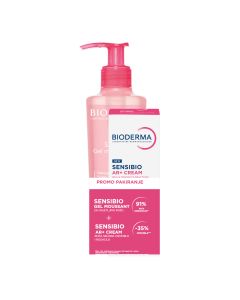 Bioderma Sensibio AR+ Krema, 40 ml i Sensibio Gel moussant, 200 ml, PROMO PAKIRANJE