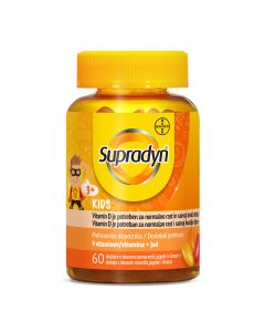 Supradyn Kids dodatak prehrani, 60 dražeja sa 9 vitamina, cinkom i jodom