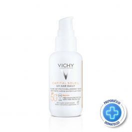 Vichy Capital Soleil UV-Age Tonirani Vodeni fluid protiv fotostarenja SPF50+