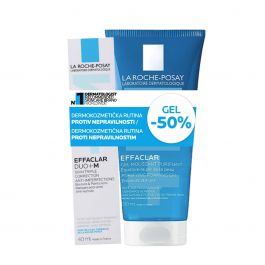 La Roche-Posay Effaclar Duo (+) M, 40 ml + Effaclar gel za čišćenje lica, 200 ml PROMO