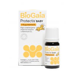 BioGaia Protectis Baby kapi s vitaminom D, 5 ml