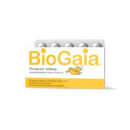 BioGaia Protectis tablete za žvakanje, okus jagode