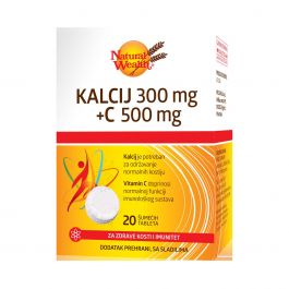 Natural Wealth Kalcij 300 + C 500