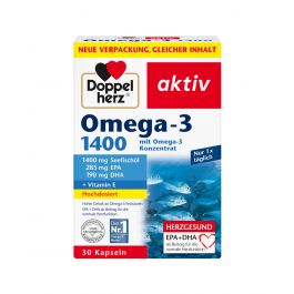 Doppelherz®aktiv Omega-3 1400, 30 kapsula