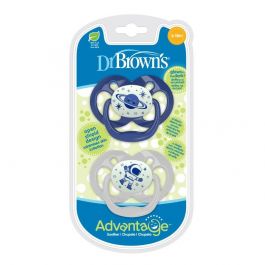 Dr. Brown's Advantage duda varalica Razina 2 (6 - 18 mjeseci) svijetli u mraku, plava