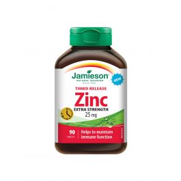 Jamieson Cink 25 mg extra snaga tablete s produljenim oslobađanjem