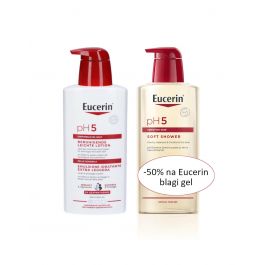 Eucerin pH5 lagani losion za tijelo, 400 ml i Eucerin pH5 blagi gel za tuširanje, 400 ml PROMO