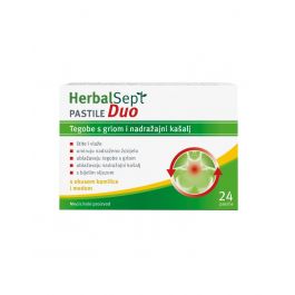 HerbalSept duo pastile s okusom kamilice i medom