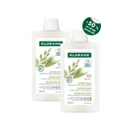 Klorane šampon sa zobenim mlijekom, 400 ml DUO