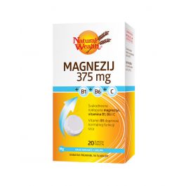 Natural Wealth Magnezij 375 mg +B1+B6+C