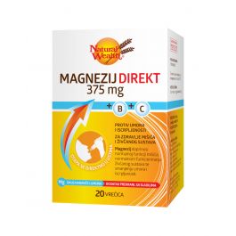 Natural Wealth Magnezij Direkt 375 mg + B + C