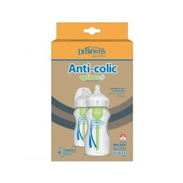Dr.Brown's Options+ paket sa 2 staklene bočice 270 ml široko grlo