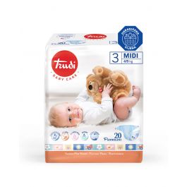 Trudi Pelene Dry Fit, Midi 4-9 kg, 20 komada